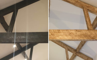 Black Beams to Light Antique Oak