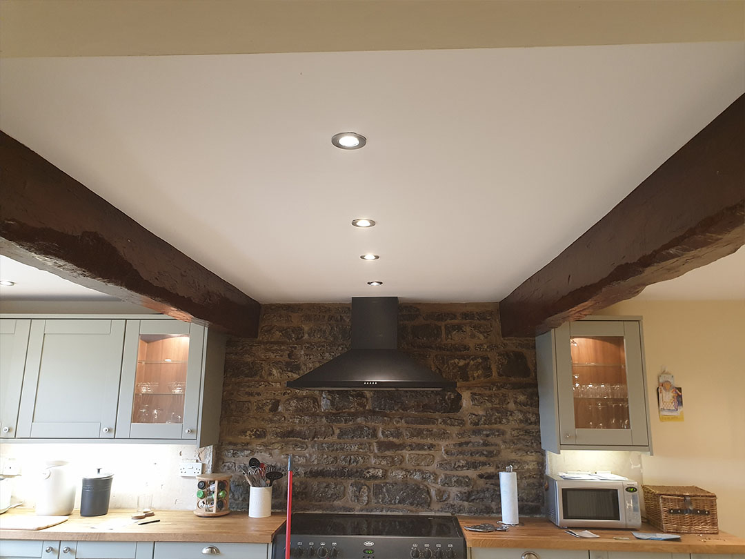 Renovated Stained Beams