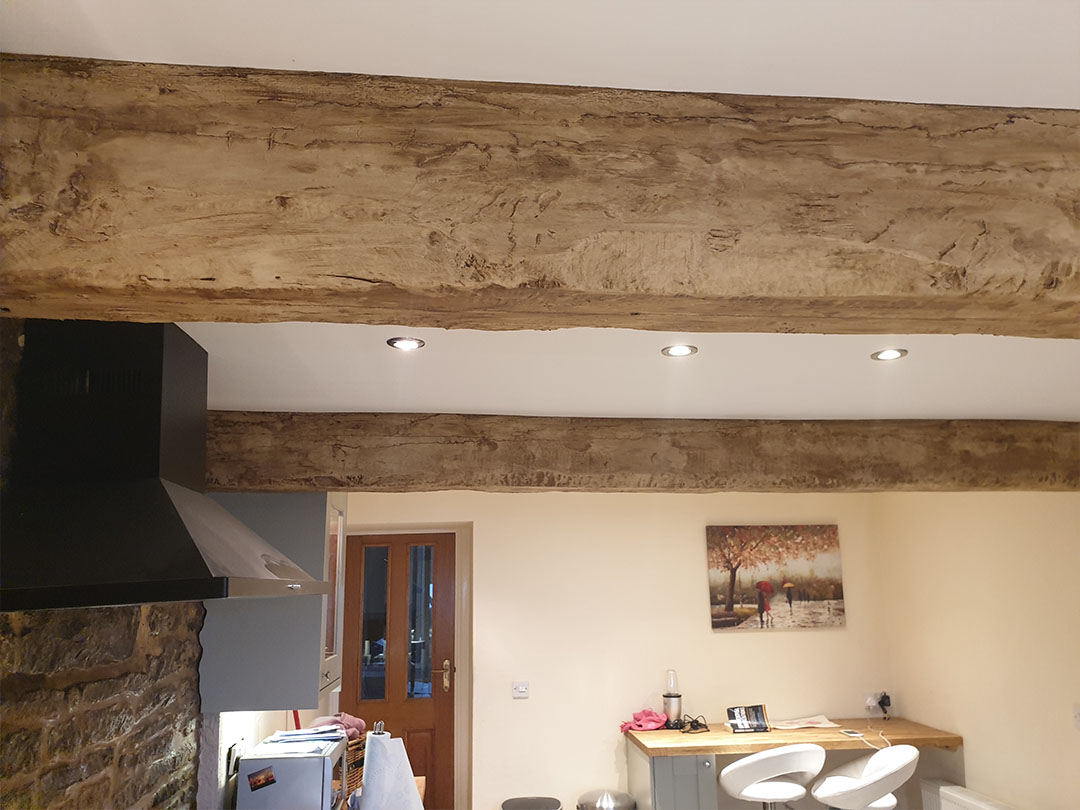 Renovated Stained Beams