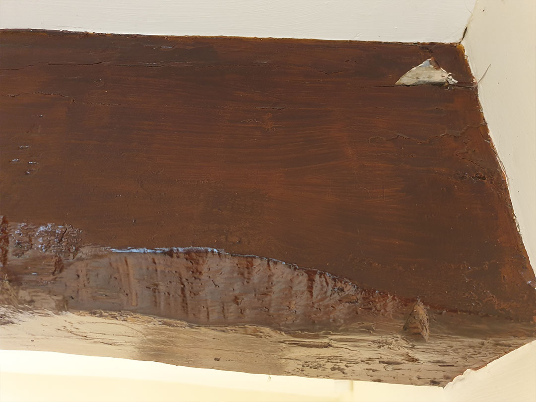 Renovated Stained Beams