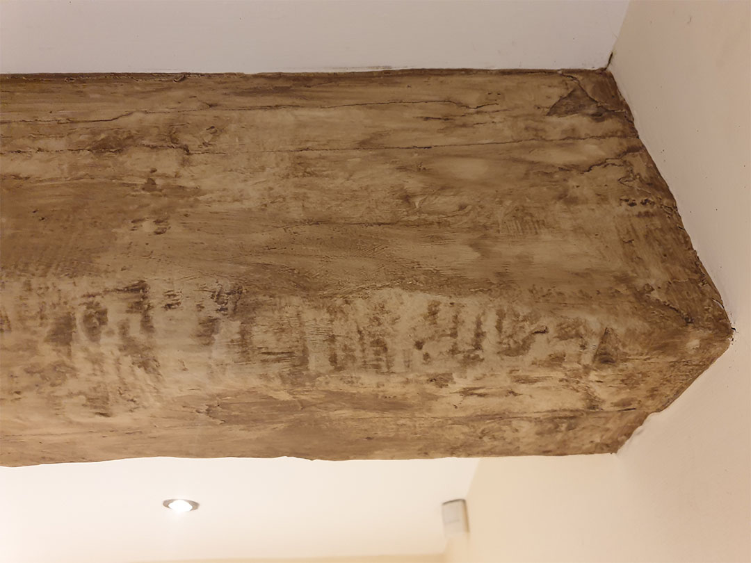 Renovated Stained Beams