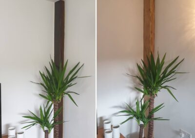 Beam Renovation to a Natural Oak Finish