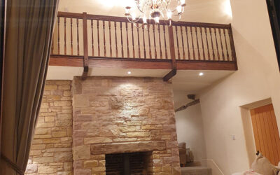 Renovated Black Beams to a Rustic Oak Finish