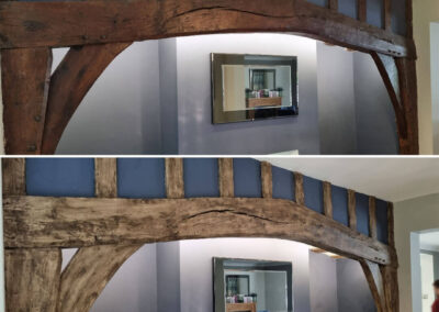 Renovated Rustic Oak Beams