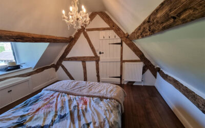 From Black Beams to a Rustic Oak Finish